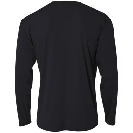 A4 A4NB3165 Youth Cooling Performance Long Sleeve Tee - Black