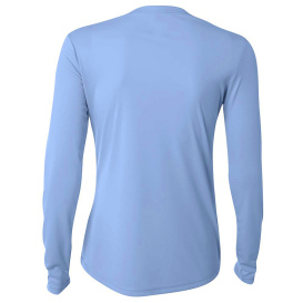 A4 A4NW3002 Women\'s Cooling Performance Long Sleeve Tee - Light Blue