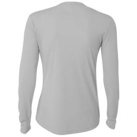 A4 A4NW3002 Women\'s Cooling Performance Long Sleeve Tee - Silver
