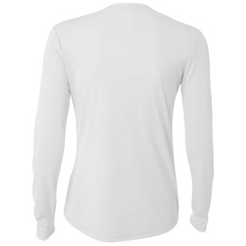 A4 A4NW3002 Women\'s Cooling Performance Long Sleeve Tee - White