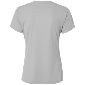 A4 A4NW3201 Women\'s Cooling Performance Short Sleeve Tee - Silver