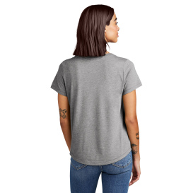 Allmade AL2015 Women's Relaxed Tri-Blend Scoop Neck Tee - Aluminum Grey