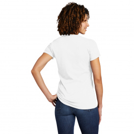 Allmade AL2018 Women's Tri-Blend V-Neck Tee - Bright White