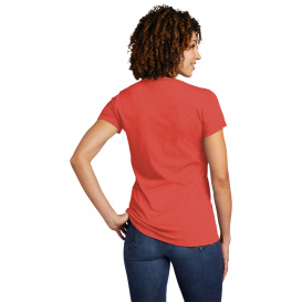 Allmade AL2018 Women\'s Tri-Blend V-Neck Tee - Desert Sun