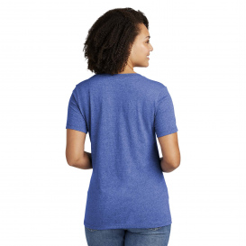 Allmade AL2303 Women's Recycled Blend V-Neck Tee - Reused Royal Heather