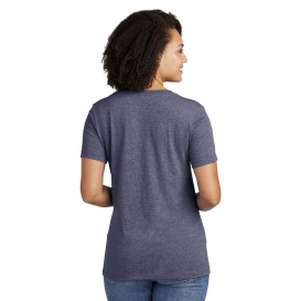 Allmade AL2303 Women's Recycled Blend V-Neck Tee - Salvaged Navy Heather