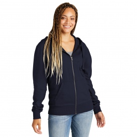 Allmade AL4002 Unisex Organic French Terry Full-Zip Hoodie - Night Sky Navy