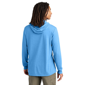 Allmade AL6003 Unisex Tri-Blend Hoodie Tee - Azure Blue
