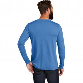 Allmade AL6004 Unisex Tri-Blend Long Sleeve Tee - Azure Blue