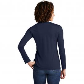 Allmade AL6008 Women\'s Tri-Blend Long Sleeve Tee - Rebel Blue