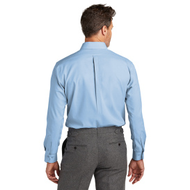Brooks Brothers BB18002 Wrinkle-Free Stretch Nailhead Shirt - Newport Blue