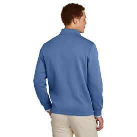 Brooks Brothers BB18206 Double-Knit 1/4 Zip - Charter Blue