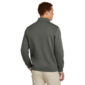Brooks Brothers BB18206 Double-Knit 1/4 Zip - Windsor Grey