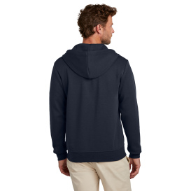 Brooks Brothers BB18208 Double Knit Full-Zip Hoodie - Night Navy