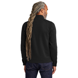 Brooks Brothers BB18210 Double Knit Full-Zip - Deep Black
