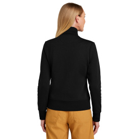 Brooks Brothers BB18211 Women\'s Double Knit Full-Zip - Deep Black