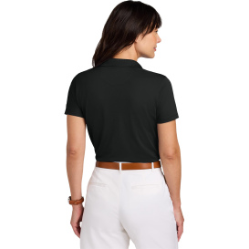 Brooks Brothers BB18221 Ladies Mesh Pique Performance Polo - Deep Black
