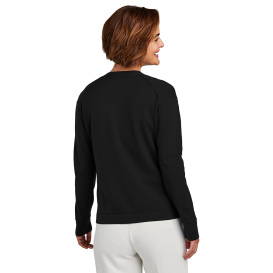 Brooks Brothers BB18405 Women\'s Cotton Stretch Cardigan Sweater - Deep Black