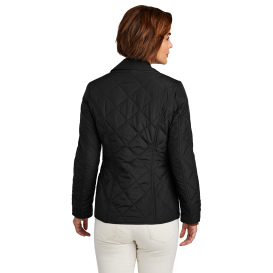 Brooks Brothers BB18601 Women\'s Quilted Jacket - Deep Black