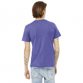 Bella + Canvas BC3001CVC Unisex Heather CVC Short Sleeve Tee - Heather Lapis