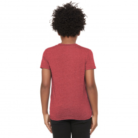 Bella + Canvas BC3001CVC Youth Heather CVC Tee - Heather Red