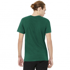 Bella + Canvas BC3005CVC Unisex Heather CVC V-Neck Tee - Heather Grass Green