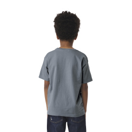 Bella + Canvas BC3010Y Youth 6-Ounce Heavyweight Tee - Vintage Denim