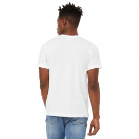Bella + Canvas 3301 Unisex Sueded Tee - Solid White Blend