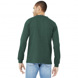 Bella + Canvas BC3501CVC Unisex Heather CVC Long Sleeve Tee - Heather Forest