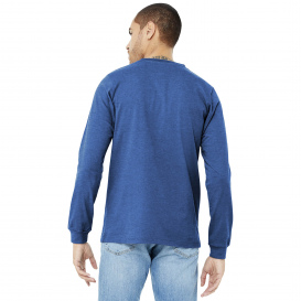 Bella + Canvas BC3501CVC Unisex Heather CVC Long Sleeve Tee - Heather True Royal