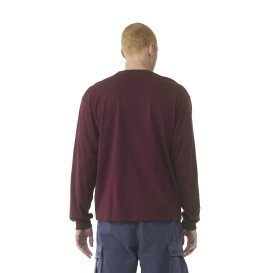 Bella + Canvas BC3511 Unisex 6-Ounce Heavyweight Long Sleeve Tee - Maroon