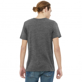 Bella + Canvas BC3655 Unisex Textured Jersey V-Neck Tee - Asphalt Slub ...