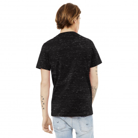 Bella + Canvas BC3655 Unisex Textured Jersey V-Neck Tee - Black Marble