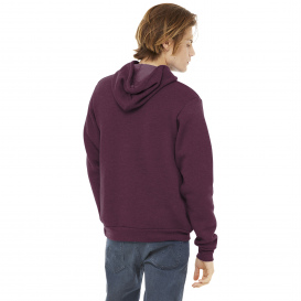 Bella + Canvas BC3719 Unisex Sponge Fleece Pullover Hoodie - Maroon