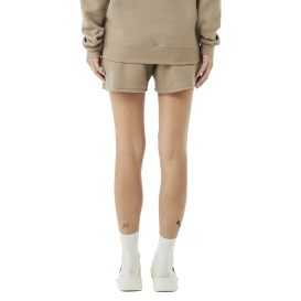 Bella + Canvas BC3787 Women\'s Cutoff Sweatshorts - Tan