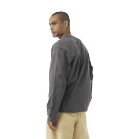 Bella + Canvas BC4651 Unisex 7.5-Ounce Heavyweight Long Sleeve Tee - Asphalt