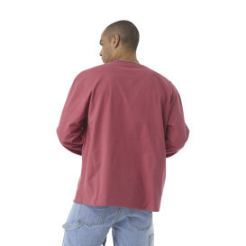 Bella + Canvas BC4651 Unisex 7.5-Ounce Heavyweight Long Sleeve Tee - Vintage Red