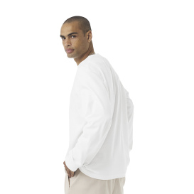 Bella + Canvas BC4651 Unisex 7.5-Ounce Heavyweight Long Sleeve Tee - White