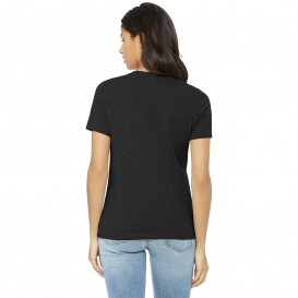 Bella + Canvas BC6400CVC Women\'s Relaxed CVC Tee - Black Heather