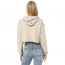 Bella + Canvas BC7502 Women\'s Sponge Fleece Cropped Hoodie - Heather Dust