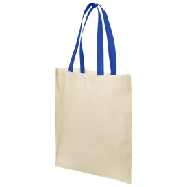 Port Authority BG1500 Core Cotton Tote - Natural/True Royal