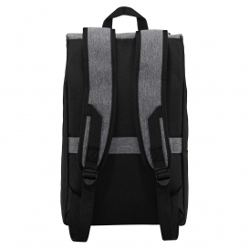 Port Authority BG219 Access Rucksack - Heather Grey/Black