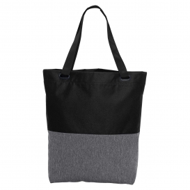 Port Authority BG418 Access Convertible Tote - Heather Grey/Black