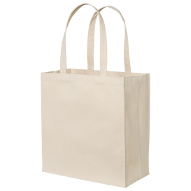 Port Authority BG426 Cotton Canvas Over-the-Shoulder Tote - Natural
