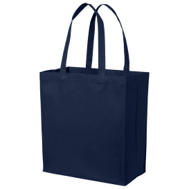 Port Authority BG426 Cotton Canvas Over-the-Shoulder Tote - River Blue Navy