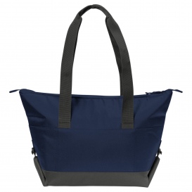 Port Authority BG516 18-Can Collapsible Cooler - River Blue Navy/Dark Charcoal