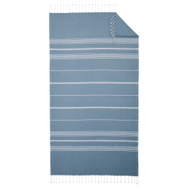 Port Authority BP90 Cali Throw - Aegean Blue/White