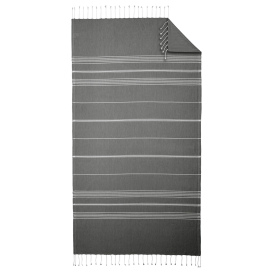Port Authority BP90 Cali Throw - Deep Black/White