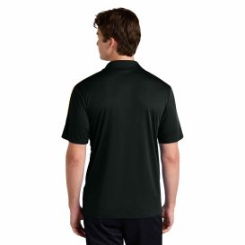 Sport-Tek ST104 Competitor United Polo - Black/Gold