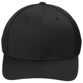 Port Authority C110 Flexfit 110 Mesh Cap - Black/Black